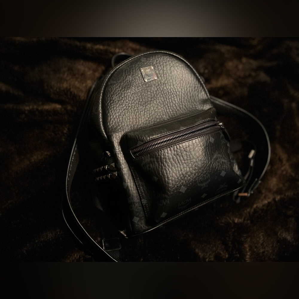 MCM studded backpack (rare edition genuine and authentic Unisex mint condition)